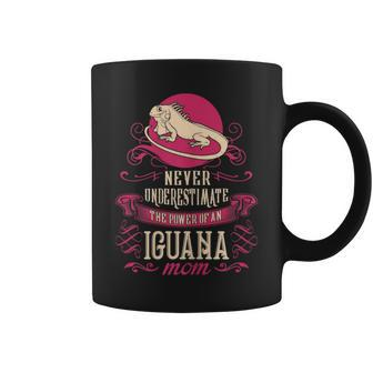 Never Underestimate Power Of Iguana Mom Coffee Mug - Seseable