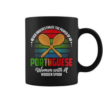 Never Underestimate The Power Of An Portuguese Woman Coffee Mug - Monsterry AU