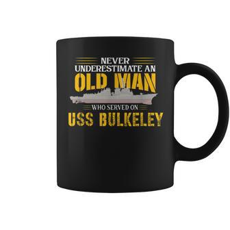 Never Underestimate Uss Bulkeley Ddg-84 Destroyer Coffee Mug - Thegiftio UK
