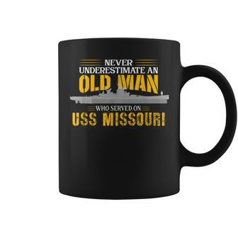 Never Underestimate Uss Missouri Bb-63 Battleship Coffee Mug | Mazezy