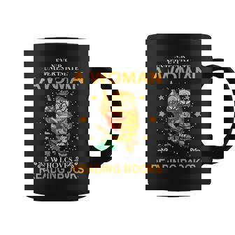 Never Underestimate A Woman Who Loves Reading Books Owl Coffee Mug - Seseable