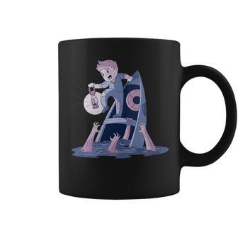 Underwater Scary Monsters Boat Coffee Mug | Mazezy