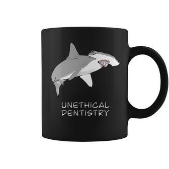 Unethical Dentistry Shark Coffee Mug | Mazezy
