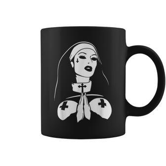 Unholy Nun Sinner Gothic Witchcraft Occult Magic Ouija Coffee Mug - Seseable
