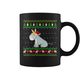 Unicorn Donkey Ugly Christmas Sweater Coffee Mug - Monsterry CA