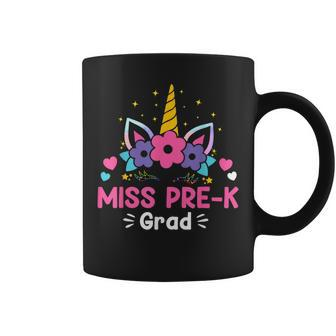 Unicorn Miss Pre-K Grad Preschool Graduation Girls Kids Coffee Mug | Mazezy