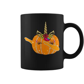 Unicorn Pumpkin Halloween Dab Fall & Autumn Halloween Coffee Mug | Mazezy