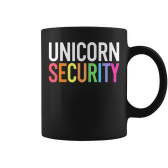 Unicorn Security Halloween Dad Mom Daughter Adult Coffee Mug - Monsterry AU