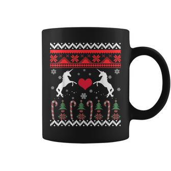 Unicorn Ugly Christmas Sweater Coffee Mug - Thegiftio UK