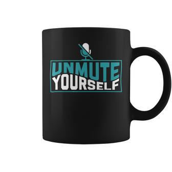 Unmute Yourself Funny 2020 Teacher V Coffee Mug - Monsterry UK