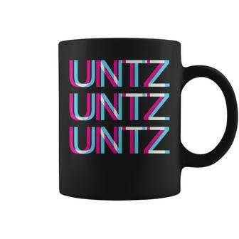 Untz Untz Untz Glitch I Trippy Edm Festival Clothing Techno Coffee Mug | Mazezy