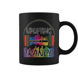 Uplifting Trance Colourful Music Coffee Mug | Mazezy