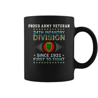 Us Army 24Th Infantry Divisionproud Army Infantry Veteran Gift For Mens Coffee Mug | Mazezy
