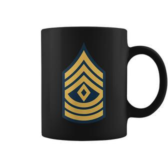 Us Army First Sergeant Or8e8 Rank Insignia Coffee Mug | Mazezy