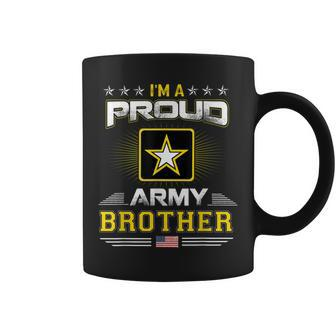 Us Army Proud Us Army Brother Military Veteran Pride Coffee Mug | Mazezy