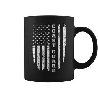 Us Coast Guard Uscg American Flag Gift Coffee Mug | Mazezy