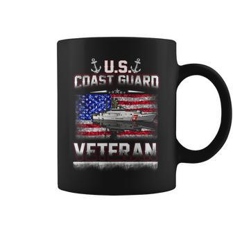 Us Coast Guard Veteran Uscg American Flag Patriotic Coffee Mug - Thegiftio UK