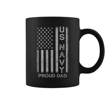 Us Navy Proud Dad For Military Dad Veteran Day Gift Coffee Mug | Mazezy