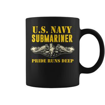 Us Navy Submariner Pride Runs Deep Sub Veteran Coffee Mug | Mazezy