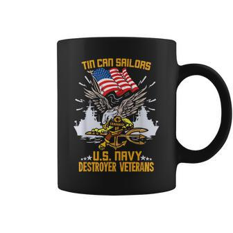 Us Navy Tin Can Sailor Gift For A Navy Destroyer Veteran Gift For Mens Coffee Mug | Mazezy