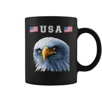 Usa 4Th Of July Patriotic Eagle American Flag Funny Graphic Patriotic Funny Gifts Coffee Mug | Mazezy