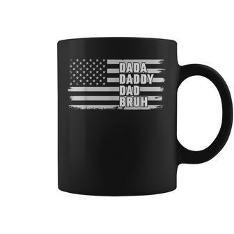 Usa American Flag Dada Daddy Bruh Fathers Day Dad Coffee Mug | Mazezy
