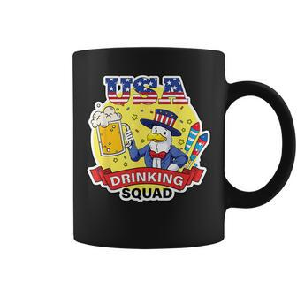 Usa Drinking Squad 4Th Of July Independence Day Funny Gifts Coffee Mug - Monsterry UK