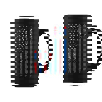 Usa Flag Fireworks Patriotic 4Th Of July America For Mens Patriotic Funny Gifts Coffee Mug | Mazezy