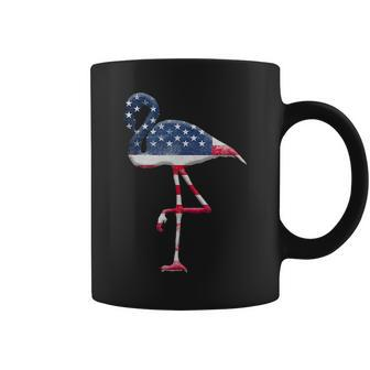 Usa Flag Flamingo Animal Bird Lover Patriotic 4Th Of July Patriotic Funny Gifts Coffee Mug | Mazezy