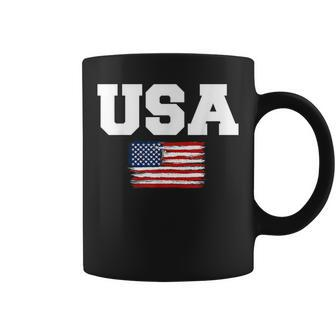 Usa Flag Patriotic 4Th Of July America Day Of Independence Coffee Mug - Thegiftio UK