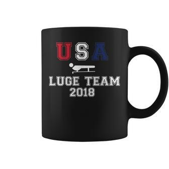 Usa Luge Team 2018 Winter Ice Sports Coffee Mug | Mazezy DE