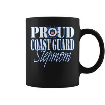Usa Military Proud Coast Guard Stepmom Mothers Day Funny Military Gifts Coffee Mug | Mazezy