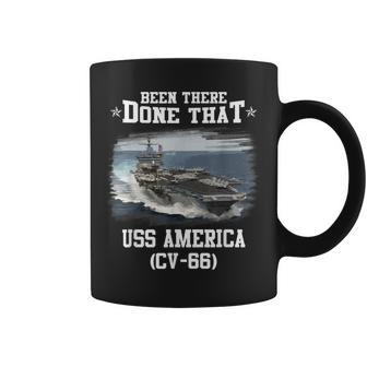 Uss America Cv66 Aircaft Carrier Veterans Day Father Day Coffee Mug | Mazezy