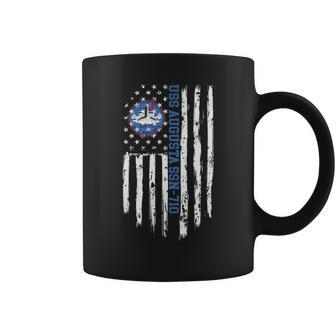 Uss Augusta Ssn710 American Flag Coffee Mug | Mazezy