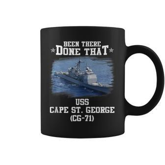 Uss Cape St George Cg-71 Ticonderoga Class Cruiser Veteran Coffee Mug | Mazezy UK