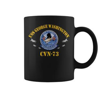 Uss Cvn-73 Aircraft Carrier Veteran Flag Veterans Day Coffee Mug - Thegiftio UK