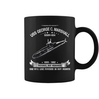 Uss George C Marshall Ssbn 654 Coffee Mug | Mazezy