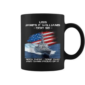 Uss James E Williams Ddg-95 Destroyer Ship Usa Flag Veteran Coffee Mug - Thegiftio UK