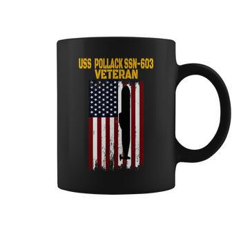 Uss Pollack Ssn-603 Submarine Veterans Day Father's Day Coffee Mug | Mazezy