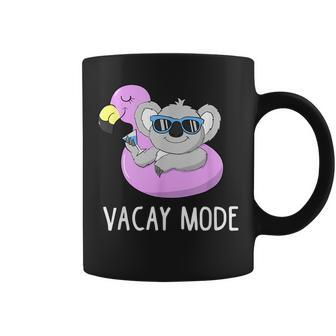 Vacay Mode Cute Koala Funny Family Vacation Holiday Fun Gift Family Vacation Funny Designs Funny Gifts Coffee Mug | Mazezy