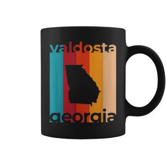 Valdosta Georgia Retro Cutout Ga Souvenir Coffee Mug | Mazezy