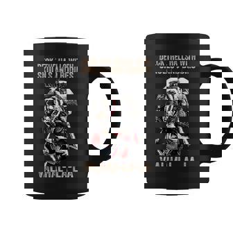 Valhalla-La Deck The Halls With Skulls And Bodies Vintage Coffee Mug - Thegiftio