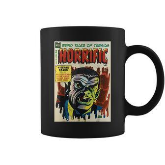 Vampire Halloween Horror Vintage Comic Book Retro Halloween Coffee Mug | Mazezy