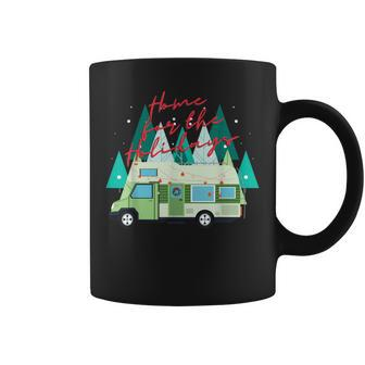 Van Life Holiday Christmas Season Nomad Camper Coffee Mug | Mazezy