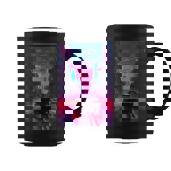 Vaporwave Aesthetic Outrun Synthwave Retrowave Coffee Mug - Thegiftio
