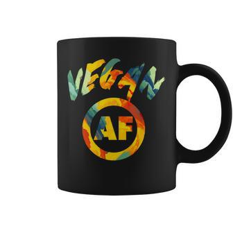 Vegan Af Cool Vegetarian Coffee Mug | Mazezy