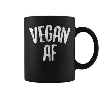 Vegan Af Vegan Vegetarian Coffee Mug | Mazezy