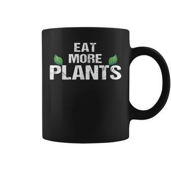 Vegan Eat More Plants Vegetarian Gift Coffee Mug - Thegiftio UK