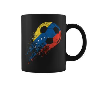 Venezuela Soccer Venezuelan Flag Pride Soccer Player Coffee Mug | Mazezy CA