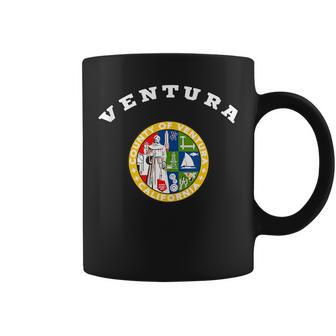 Ventura Coat Of Arms Flag Pride National Gift Souvenir Coffee Mug | Mazezy